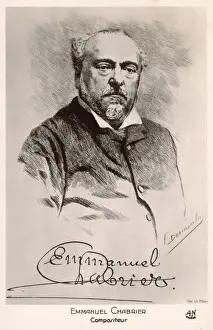 19th Century Composer Prints: Emmanuel Chabrier