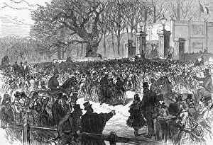 Emperor Napoleon lying in state: crowds at Chislehurst Emperor Napoleon lying in state: crowds at Chislehurst