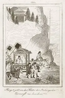 Historical Chinese Artwork Prints: Emperor Seeks Advice