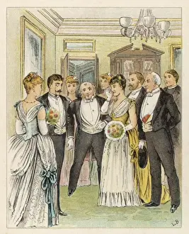 Engagement Announced Print: A Couple Congratulated