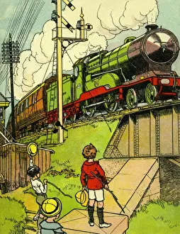 Vintage Train Enthusiasts Prints: Engine no 431 Edwin A Beazley