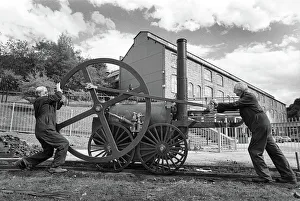 Engineers at Ironbridge Gorge Museum - first railway loco Engineers at Ironbridge Gorge Museum - first railway loco