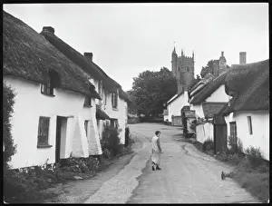 Village Prints: Broadhembury Village Print, Devon