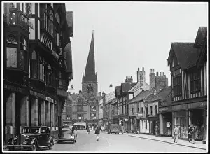 Chesterfield Print: A View of the Crooked Spire
