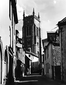 Cromer Print: A 1950s Black and White Photograph of Norfolk England
