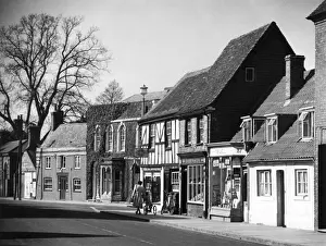 1950s Thame Print: Mother and Child on Tricycle