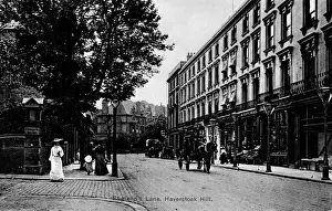 Englands Lane, Hampstead Print, circa 1905