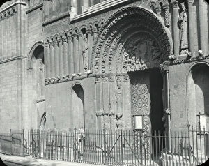 English Cathedrals - Rochester - the West Door English Cathedrals - Rochester - the West Door