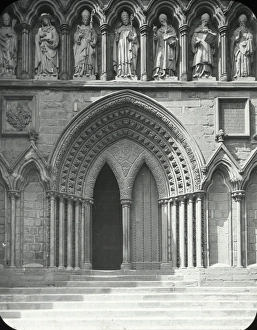 English Cathedrals - South Door Lichfield English Cathedrals - South Door Lichfield