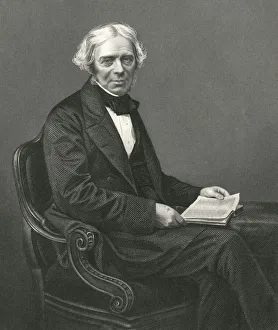 English Scientist Michael Faraday Portrait English Scientist Michael Faraday Portrait