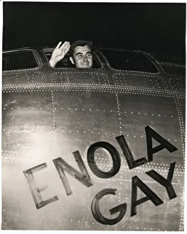 Enola Gay aircraft, atom bomb on Hiroshima, Japan 1945 Enola Gay aircraft, atom bomb on Hiroshima, Japan 1945