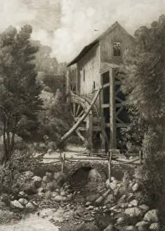 Historic Mills UK Prints: Ensinore mill