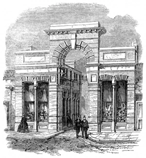 Entrance to the Agricultural Hall, Islington, 1862 Entrance to the Agricultural Hall, Islington, 1862