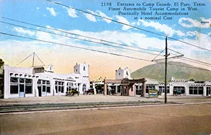 Entrance to Camp Grande, El Paso, Texas, USA Entrance to Camp Grande, El Paso, Texas, USA
