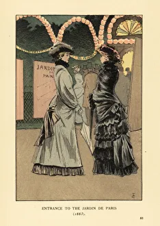 Entrance to the Jardin de Paris, 1883 Entrance to the Jardin de Paris, 1883