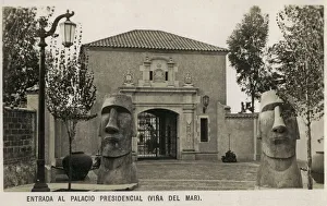 Entrance of the Presidencial Palace (Vina del Mar), Chile Entrance of the Presidencial Palace (Vina del Mar), Chile