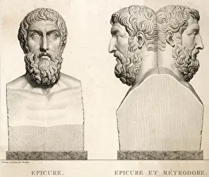 Greek Historical Figures Prints: Epicurus / Bouillon