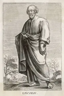 Ancient Greek Philosophers Prints: Epicurus / Full Length