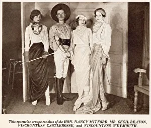 The equestrian group at the Circus Ball, Grosvenor House, 1933 The equestrian group at the Circus Ball, Grosvenor House, 1933