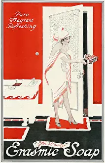 Vintage Soap Advertisement Prints: Erasmic Soap advertisement