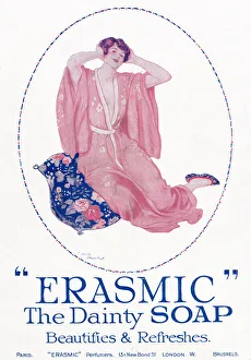 Erasmic Soap - beautifies and refreshes Date: 1920 Erasmic Soap - beautifies and refreshes Date: 1920
