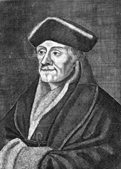 Dutch Historical Figures Prints: Erasmus / Bouche