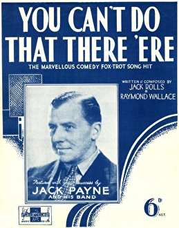 You cant do that there ere - Music Sheet Cover You cant do that there ere - Music Sheet Cover