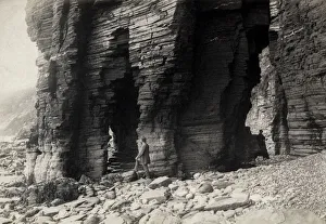 Erosion on the Minaun Cliffs, Achill Island, Ireland Erosion on the Minaun Cliffs, Achill Island, Ireland