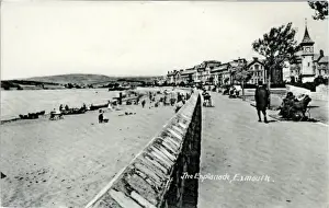 England Coastal Towns Prints: The Esplanade, Exmouth, Devon