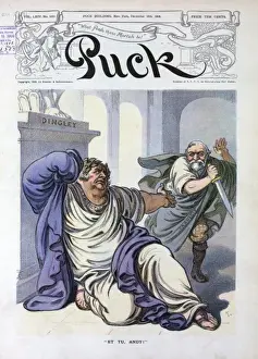 Andrew Carnegie Cartoon Prints: Et tu, Andy