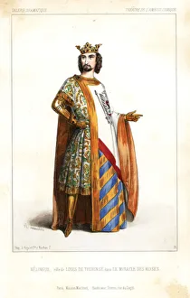 Etienne Melingue as Louis de Thuringe in Le Etienne Melingue as Louis de Thuringe in Le