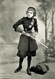 Ettie Williams as Lieutenant Wren in The Queen's Prize Ettie Williams as Lieutenant Wren in The Queen's Prize