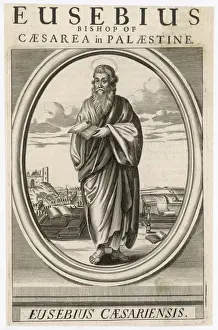 Antique Book Illustrations Prints: Eusebius of Caesarea