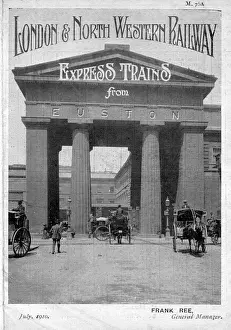 Vintage British Architecture Photos Prints: Euston Arch 1910