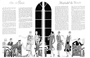 Eve in Paris 1926 - Fashions drawn by Hemjic Eve in Paris 1926 - Fashions drawn by Hemjic