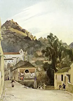 Evening Street Scene Prints: Evening in Cintra