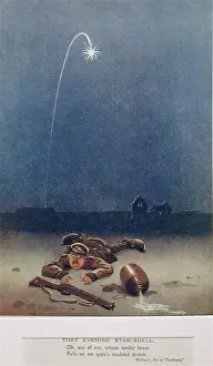 Royal Warwickshire Regiment Prints: That Evening Star-Shell