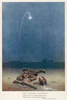 That Evening Star-Shell, by Bruce Bairnsfather That Evening Star-Shell, by Bruce Bairnsfather