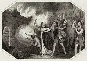 Boadicea Print: Iceni Queen Torches London
