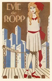 1920s Advertising Art Prints: Evie De Ropp Poster