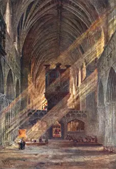 Exeter Cathedral Print, 1905