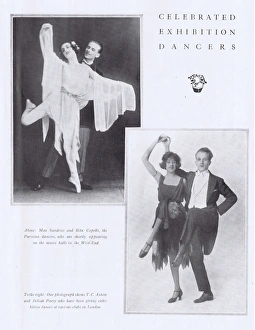 Exhibition dancers Sandrisi and Copelli, Askew and Parry Exhibition dancers Sandrisi and Copelli, Askew and Parry