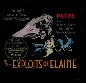 Lantern Slide Collection Prints: The Exploits of Elaine