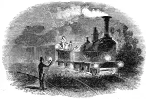 Victorian Era Railways UK Prints: The Express Mail Train, 1844