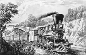 Vintage Trains Prints: The express train