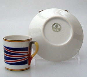 An extremely rare porcelain coffee cup - WWI An extremely rare porcelain coffee cup - WWI