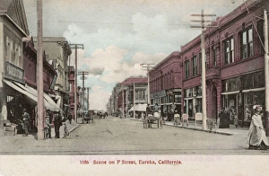 F Street, Eureka, Humboldt County, California, USA F Street, Eureka, Humboldt County, California, USA