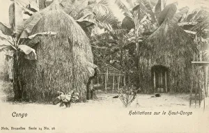 Fabulous traditional Houses - Upper Congo, Africa Fabulous traditional Houses - Upper Congo, Africa