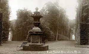 Four Faces - Garden at Bramham Park, West Yorkshire Four Faces - Garden at Bramham Park, West Yorkshire