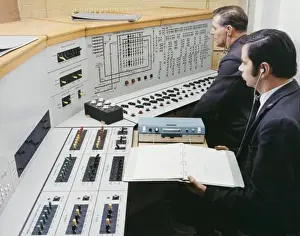 Historical Factory Images Prints: Factory control board